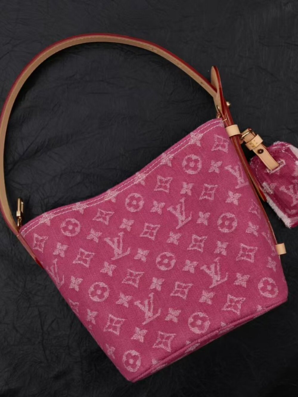 Louis Vuitton All in BB Denim Classic Monogram Print Logo
